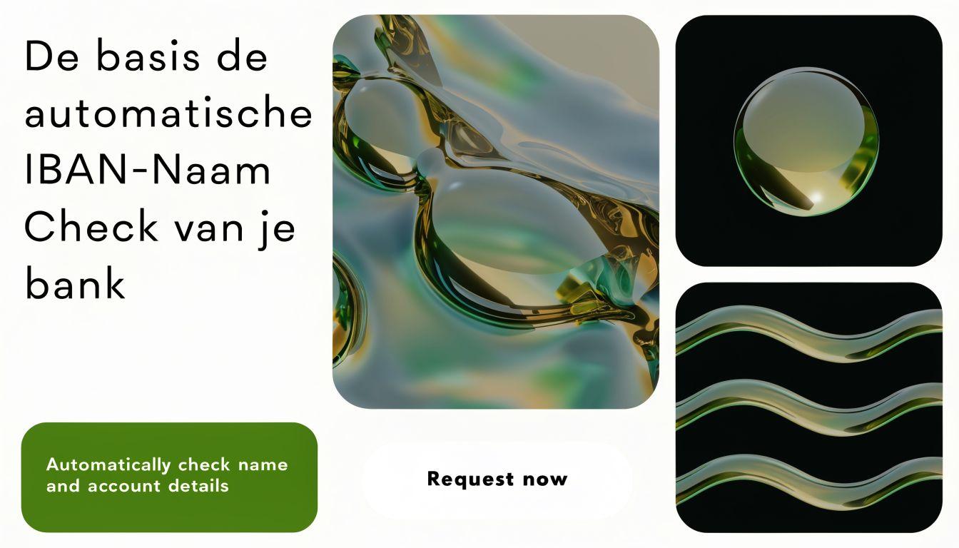 Informatieve afbeelding over de automatische IBAN-Naam Check in een bankomgeving.