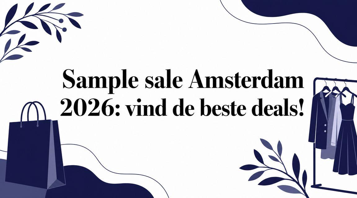Besucher bei einem Sample Sale in Amsterdam mit Kleiderstaendern und Einkaufstaschen